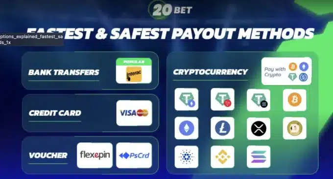 20Bet Banking screenshot