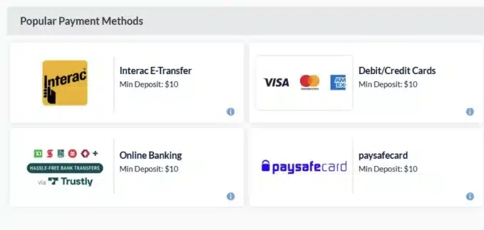 Betway Payments screenshot